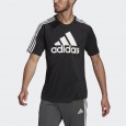 adidas AEROREADY SERENO LOGO TEE تيشريت شبابي مع لوجو لون أسود