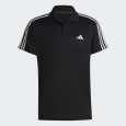 adidas TRAIN ESSENTIALS PIQUÉ 3-STRIPES TRAINING POLO SHIRT تيشيرت للشباب لون اسود