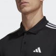 adidas TRAIN ESSENTIALS PIQUÉ 3-STRIPES TRAINING POLO SHIRT تيشيرت للشباب لون اسود