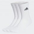 Adidas CUSHIONED CREW SOCKS 3 PAIRS جرابات للشباب لون ابيض