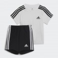 adidas ESSENTIALS SPORT SET طقم شورت وتيشيرت للاطفال لون ابيض