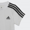 adidas ESSENTIALS SPORT SET طقم شورت وتيشيرت للاطفال لون ابيض