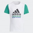 adidas BADGE OF SPORT LOGO SHORT SLEEVE TEE تيشيرت للاطفال لون ابيض