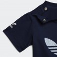 adidas REKIVE SHORTS AND TEE SET طقم تيشيرت وشورت للاطفال لون كحلي