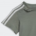 adidas ESSENTIALS SPORT SET طقم تيشيرت وشورت للاطفال لون زيتي