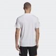 adidas TRAIN ESSENTIALS PIQUÉ 3-STRIPES TRAINING POLO SHIRT تيشيرت للشباب لون ابيض