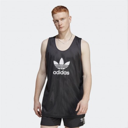 adidas ADICOLOR CLASSICS BASKETBALL TREFOIL JERSEY تيشيرت سبورت للشباب لون أسود