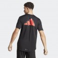 adidas WORKOUT BASE LOGO TEE تيشيرت للشباب لون اسود