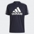 adidas AEROREADY Sereno Logo Tee بلوزة شبابية نص كم مع لوجو كبير