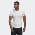 adidas TECHFIT TRAINING TEE تيشريت شبابي سبورت لون أبيض