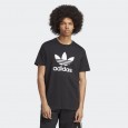 adidas ADICOLOR CLASSICS TREFOIL TEE تيشيرت للشباب لون اسود