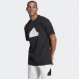 adidas FUTURE ICONS BADGE OF SPORT TEE تيشيرت للشباب لون اسود