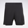 Reebok Speed 3.0 Two-in-One Short شورت اسود من ريبوك للرجال