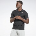 Reebok Small Vector Polo Shirt بلوزة بولو اسود من ريبوك للرجال