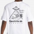 Reebok Classics Skateboard T-Shirt تيشيرت ابيض من ريبوك للرجال