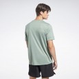 Reebok Melange Athlete T-Shirt تيشيرت اخضر من ريبوك للرجال