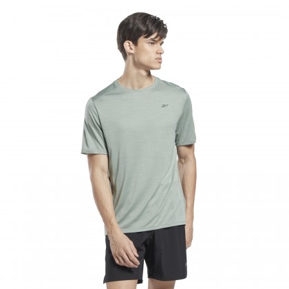 Reebok Melange Athlete T-Shirt تيشيرت اخضر من ريبوك للرجال