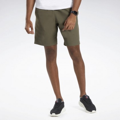 Reebok Training Essentials Utility Short شورت رجالي زيتي من ريبوك للرجال