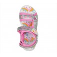 حذاء رينبو شاين للأطفال لون زهري ورمادي Skechers Kid's Rainbow Shines Unicorn Sparkles Shoes