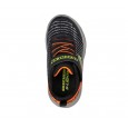 حذاء بأضواء تويستي برايتس - نوفلو للأطفال لون أسود ورمادي وبرتقالي Skechers Boy's Twisty Brights - Novlo Shoes