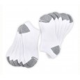 جوارب نو شو 6 أزواج للجنسين لون أبيض Skechers No Show Full Terry 6pk UNISEX Socks