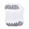 جوارب نو شو 6 أزواج للجنسين لون أبيض Skechers No Show Full Terry 6pk UNISEX Socks
