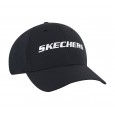 طاقية سكتشرز مزينة بشعار الماركة لون أسود Skechers Tearstop Snapback Hat