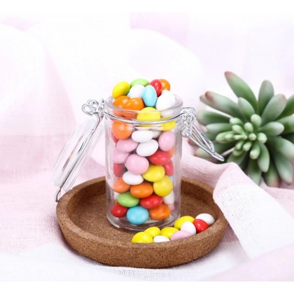 مرتبان ضغط اسطواني للبهارات والتوزيعات  حجم صغير 70 ملل 