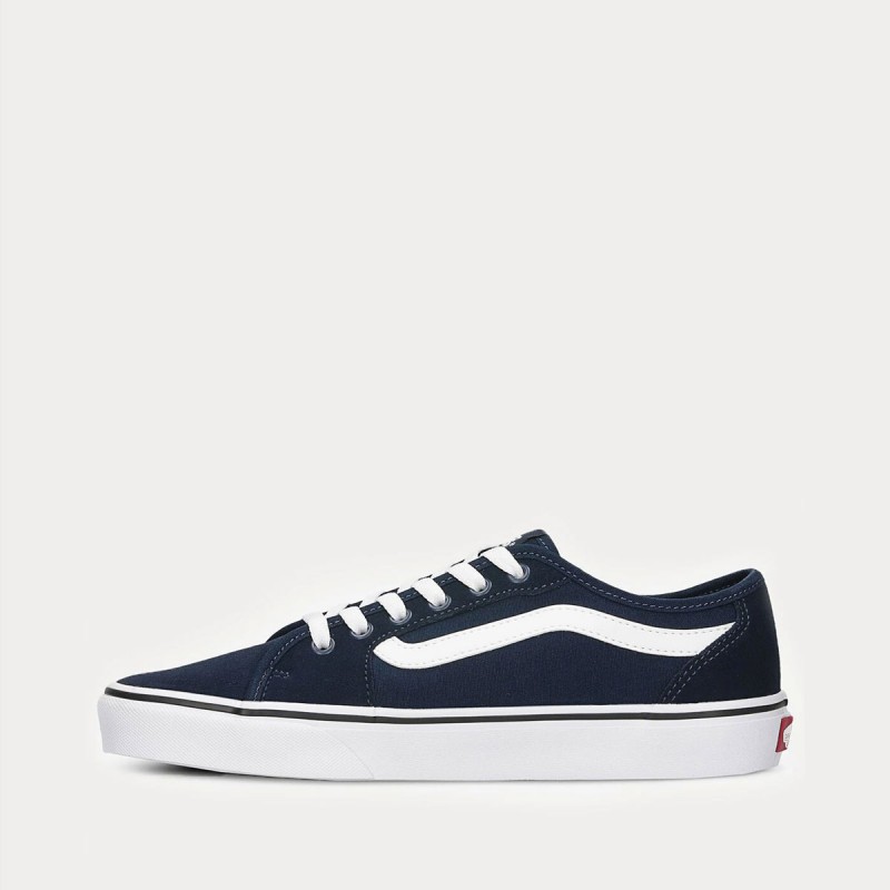 Vans Men's Filmore Decon Shoes - حذاء فانز فيلمور ديكون للرجال لون كحلي وأبيض 