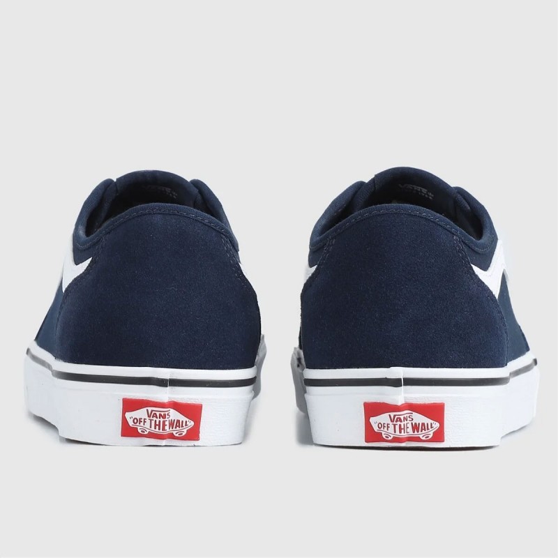 Vans Men's Filmore Decon Shoes - حذاء فانز فيلمور ديكون للرجال لون كحلي وأبيض 