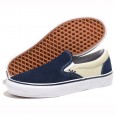 Vans Men's Skate Slip-On Shoes || حذاء فانز بدون رباط سكات سليب اون للرجال لون كحلي وأبيض  