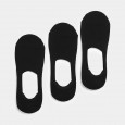Diadora Unisex Invisible Socks (3 Pairs) || جوارب ديادورا سادة غير مرئية (3 أزواج) للجنسين حجم (41-46) لون أسود