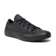 Converse Chuck Taylor All Star Mono Leather Low Top Unisex Shoes || حذاء كونفرس شانك تايلور اول ستار مونو للجنسين لون أسود 