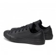 Converse Chuck Taylor All Star Mono Leather Low Top Unisex Shoes || حذاء كونفرس شانك تايلور اول ستار مونو للجنسين لون أسود 