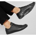 Converse Chuck Taylor All Star Mono Leather Low Top Unisex Shoes || حذاء كونفرس شانك تايلور اول ستار مونو للجنسين لون أسود 