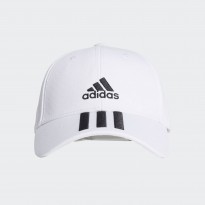 adidas BASEBALL 3-STRIPES TWILL CAP طاقية للشباب لون أبيض