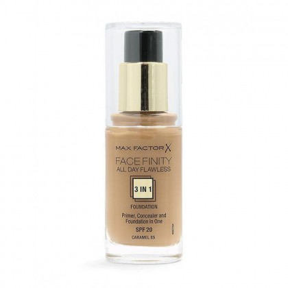 Max Factor Facefinity All Day Flawless Long-lasting Foundation SPF 20 Shade 85 Caramel 30 Ml