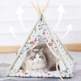 خيمة قماش للحيوانات لداخل المنزل او خارج المنزل ( 45×45×60 سم )