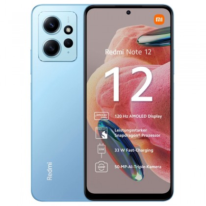 Xiaomi Redmi Note 12 6GB RAM &128GB كفالة سنة