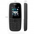 NOKIA 105 MOBILE BLACK كبسات كفالة سنة