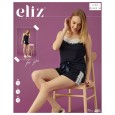 طقم بيتي ستاتي قطن قطعتين شورت وشباح من Eliz