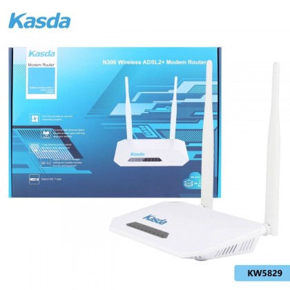 Kasda ADSL KW5829 300Mbps Wireless Router راوتر