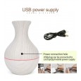 مبخرة Usb White wood Grain