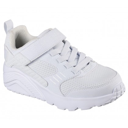 Skechers Unisex Kids' Uno Lite Donex Shoes حذاء سكيتشرز اونو لايت دونكس للأطفال للجنسين لون أبيض