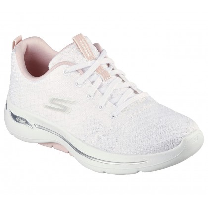 Skechers Women's GO WALK Arch Fit -Unify Shoes حذاء جو ووك ارش فت نسائي لون أبيض