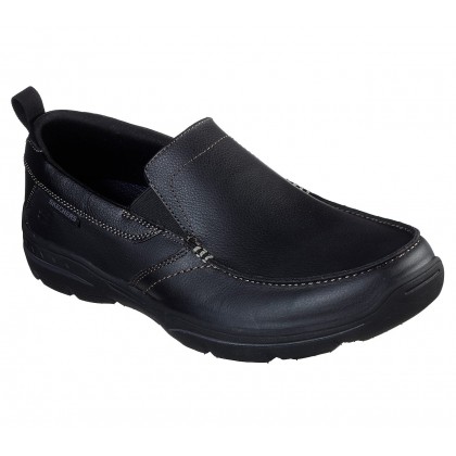 Skechers Men's Relaxed Fit: Harper - Forde Shoes حذاء سكيتشرز ريلاكس فيت هاربر للرجال لون أسود