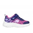 Skechers Kids' GO RUN 650 - Fierce Flash Shoes حذاء جو رن 650 للأطفال لون كحلي وبنفسجي وزهري 