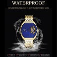 BARASTI Men's Quartz Watch || ساعة باراستي كوارتز عصرية رقمية ستانلس لون ذهبي