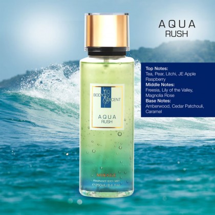 250ml بودي جسم bodyscent aqua rush