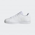  adidas Unisex Advantage K Shoes - White|| حذاء اديداس ادفانتاج كيه للجنسين لون أبيض